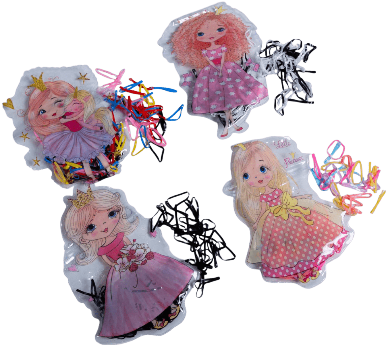 Набор резинок для волос детские Violetta (CH-SPR-25-50) 28 шт