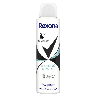 Антиперспирант аэрозоль Rexona Прозрачный Кристалл 150мл