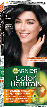 Краска для волос Garnier Color Naturals оттенок 1 Черный
