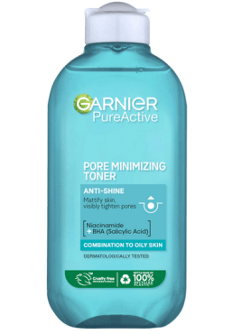 Тонік для обличчя GARNIER Skin Naturals Чиста Шкіра для жирної, схильної до появи недосконалостей шкіри, 200 мл