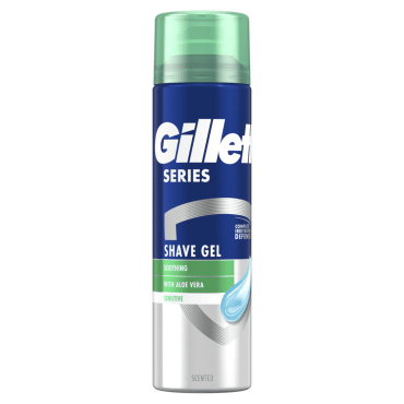 Гель для гоління Gillette Series для чутливої шкіри, 200 мл фото 1
