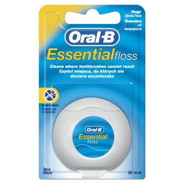Зубна нитка Oral-B Essential М'ятна 50 м фото 1