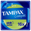 Тампони Tampax Compak Super з аплікатором 16 шт фото 1