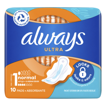 Гігієнічні прокладки Always Ultra Normal Розмір 1 10 шт