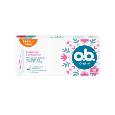 o.b.® Тампоны женские гигиенические Original Super 16 шт
