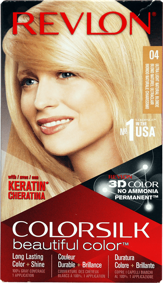 REVLON Colorsilk краска для волос №004 Ultralight Natural Blonde ...