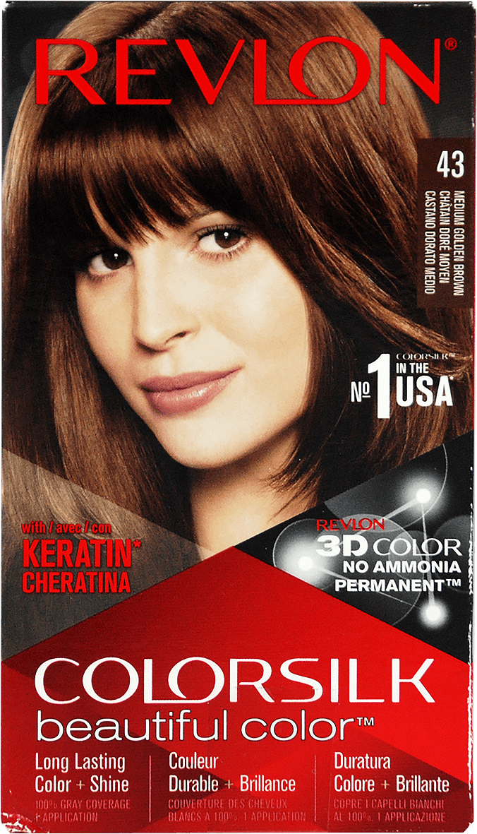 Фарба для волосся REVLON Colorsilk № 043 Medium Golden Brown
