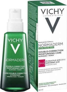 Флюид для лица VICHY Normaderm для жирной и склонной к высыпаниям кожи 50 мл фото 2