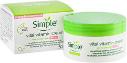 Крем для лица Simple Kind to skin SPF15 витаминный дневной 50 мл