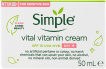 Крем для обличчя Simple Kind to skin SPF15 вітамінний денний 50 мл фото 3