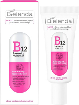 Крем для лица Bielenda B12 Beauty Vitamin витаминный 50 мл