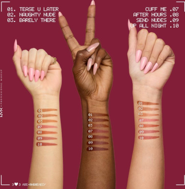 Карандаш для губ NYX Professional Makeup Lip Lingerie 09 Send Nudes 1 мл фото 5
