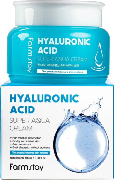 Крем для обличчя FarmStay Hyaluronic Acid зволожуючий із гіалуроновою кислотою 100 мл фото 2