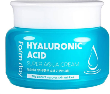Крем для обличчя FarmStay Hyaluronic Acid зволожуючий із гіалуроновою кислотою 100 мл