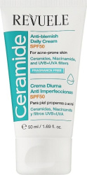 Крем для лица Revuele Ceramide Anti-Blemish SPF 50 дневной против пигментных пятен 50 мл