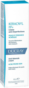 Крем для обличчя Ducray Keracnyl PP+ Anti-Blemish Cream проти недоліків шкіри 30 мл фото 1