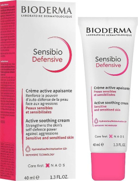 Крем для обличчя BIODERMA Sensibio Defensive Cream для чутливої шкіри 40 мл фото 1