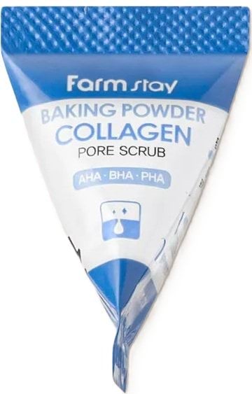 Скраб для обличчя FarmStay Baking Powder Collagen Pore Scrub з содою та колагеном 7 г