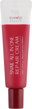 Крем для лица Eyenlip Snail All in One Repair Cream с муцином улитки 30 мл фото 1
