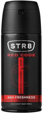 Подарочный набор для мужчин STR8 Red Code: дезодорант-спрей 150 мл, гель для душа 400 мл фото 1