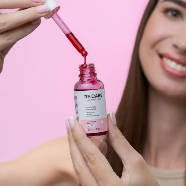 Пілінг для обличчя RE.CARE Exfoliating Face Peeling кислотний 30 мл фото 6