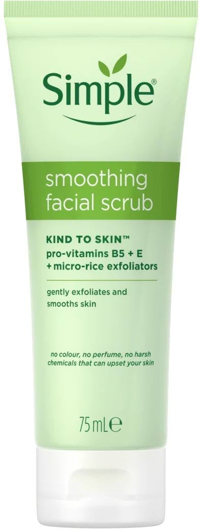 Скраб для обличчя Simple Kind to Skin Smoothing Facial Scrub вирівнювання рельєфу шкіри 75 мл
