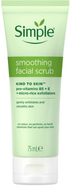 Скраб для обличчя Simple Kind to Skin Smoothing Facial Scrub вирівнювання рельєфу шкіри 75 мл