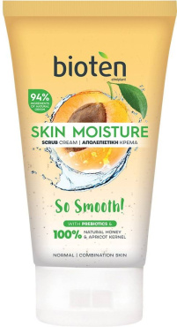 Скраб-крем для обличчя BIOTEN Skin Moisture для нормальної та комбінованої шкіри 150 мл