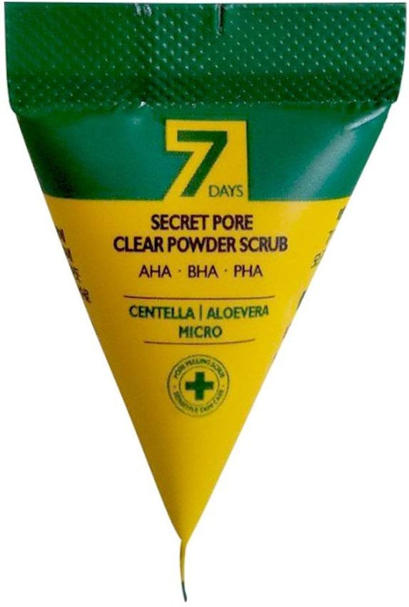 Скраб для обличчя MAY ISLAND 7 Days Secret Pore Clear Powder Scrub з екстрактом азіатської центели 5 мл
