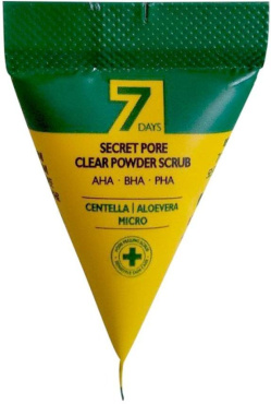 Скраб для обличчя MAY ISLAND 7 Days Secret Pore Clear Powder Scrub з екстрактом азіатської центели 5 мл