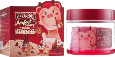 Пілінг-пади для обличчя Elizavecca Hell-pore Perfect Wine очищаючі на основі червоного вина 30 шт. фото 2