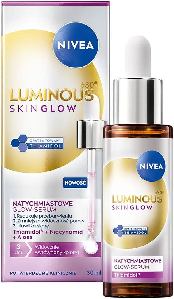 Сыворотка для лица Nivea Luminous 630 Skin glow 30 мл