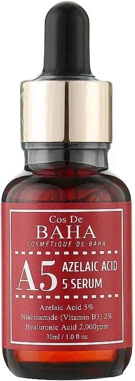 Сыворотка для лица Cos De Baha Azelaic Acid 5 Serum с азелаиновой кислотой 5% 30 мл