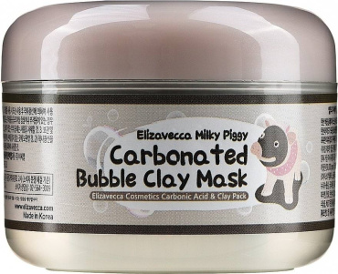 Маска для лица Elizavecca Milky Piggy Carbonated Bubble Clay Mask глиняно-пузырьковая 100 мл