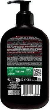 Гель для умывания Garnier Pure Active с углем против прыщей и черных точек 250 мл фото 1