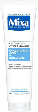 Гель для вмивання Mixa Sensitive Skin Expert Anti-Dryness Comfort Cleanser для сухої та чутливої шкіри 150 мл