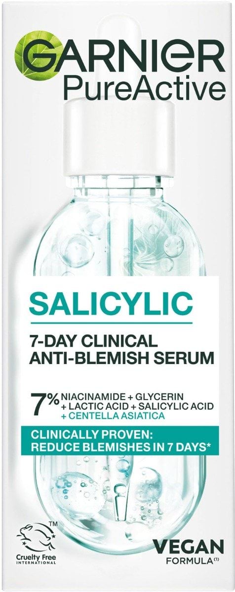 Сыворотка Garnier Skin Naturals с салициловой кислотой против несовершенств кожи лица 30 мл