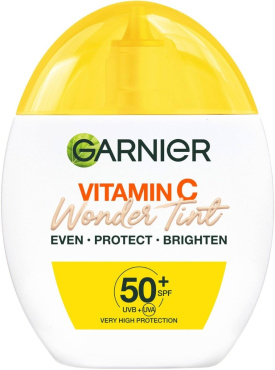 Тональний флюїд Garnier Skin Naturals SPF 50+ з вітаміном С відтінок світлий 40 мл