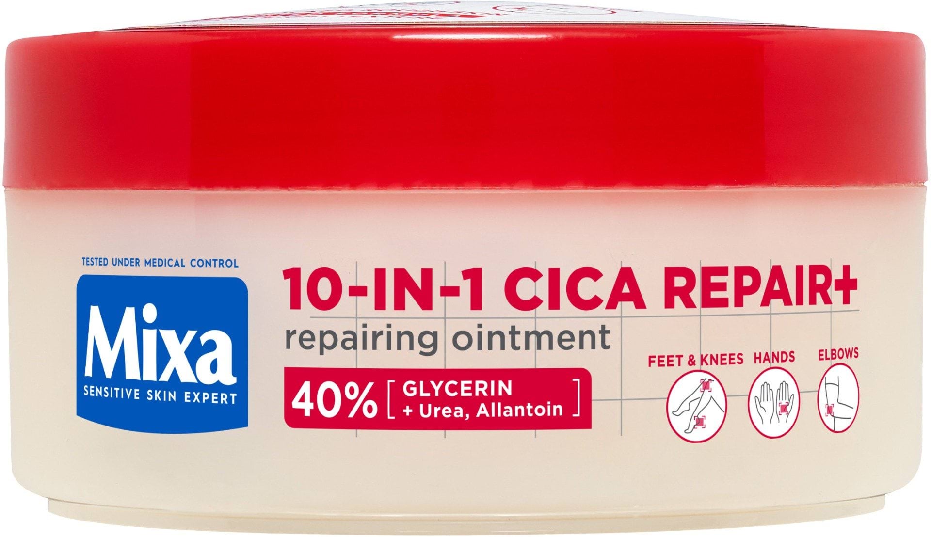 Крем для тела Mixa Body & hands 10 в 1 восстанавливающий для потрескавшейся и огрубевшей кожи 150 мл