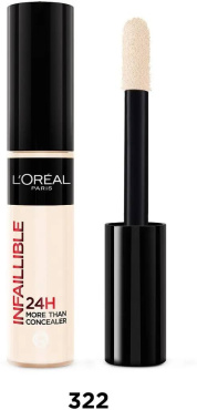 Консилер для обличчя L’Oréal Paris Infaillible More Than Concealer багатофункціональний стійкий відтінок 322, 11 мл фото 1
