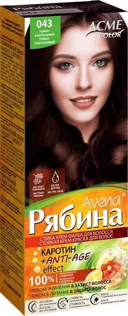 Краска для волос Acme Color Рябина №043 темно-каштановый