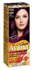 Cтійка крем-фарба для волосся "AVENA" Gloss Color 036 Божоле
