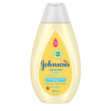 JOHNSON'S® Пінка-шампунь для миття і купання Від маківки до п'яточок дитяча 300мл фото 1