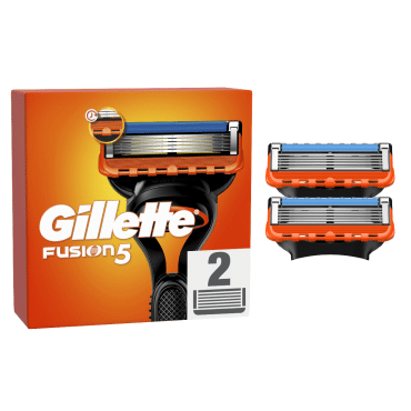 Сменные картриджи для бритья (лезвия) мужские Gillette Fusion 5, 2 шт