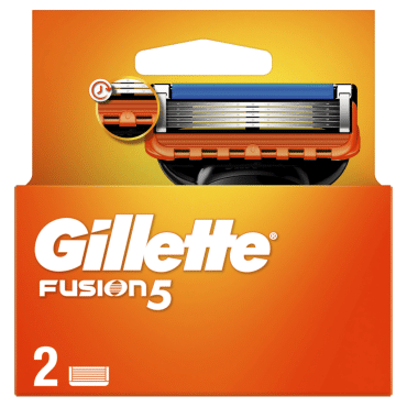 Сменные картриджи для бритья (лезвия) мужские Gillette Fusion 5, 2 шт фото 1
