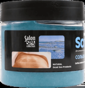 Скраб для тіла Salon Spa сольовий антицелюлітний Dead Sea, 300 мл фото 2