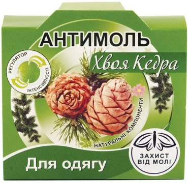 Средство от моли Антимоль с ароматом хвои 1 шт.