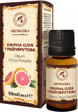 Масло эфирное Ароматика Грепфрутова, 10 мл