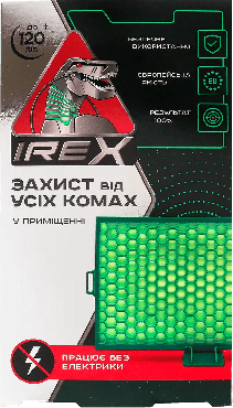 Пластина фумігаційна IREX від усіх видів комах 1 шт.