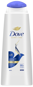 Шампунь для волос Dove Intensive Repair Ultra Care Интенсивное восстановление, 400 мл